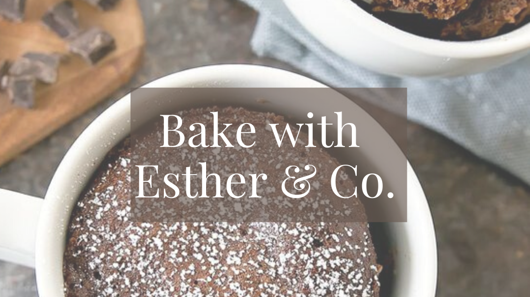 SUPER EASY CAKE IN A MUG RECIPE-ESTHER & CO.