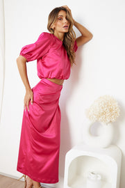 Krissa Skirt - Hot Pink