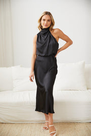 Zariah Dress - Black-Dresses-Womens Clothing-ESTHER & CO.