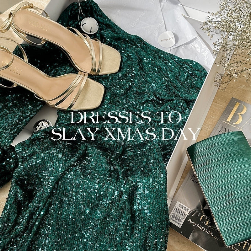 Dresses to Slay Christmas Day: Gorgeous Christmas Dresses for 2022-ESTHER & CO.