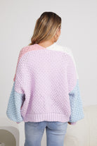 Colline Cardigan in Multi multicolour acrylic wool blend knit cardigan full length