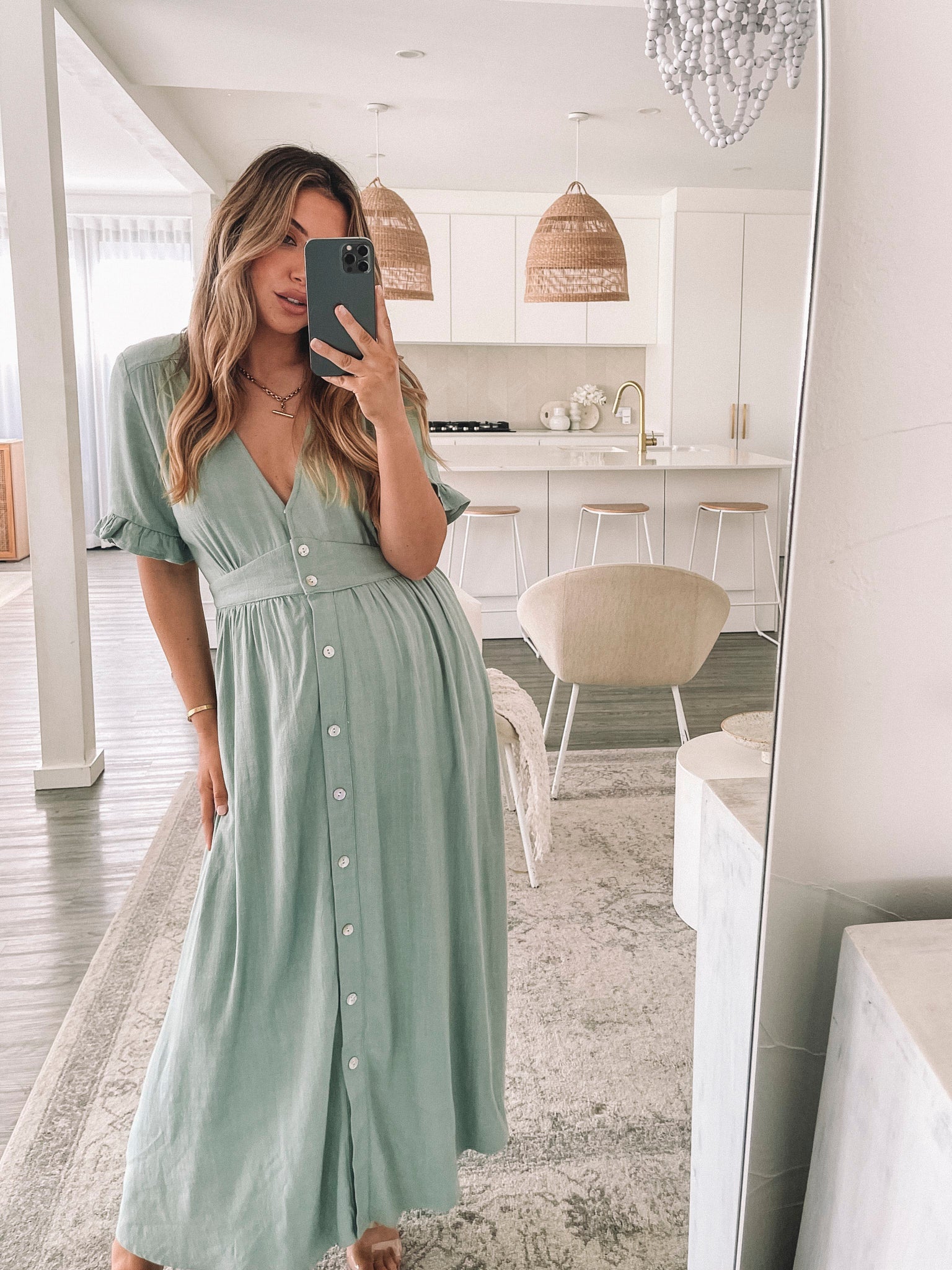 Korbela Dress Sage
