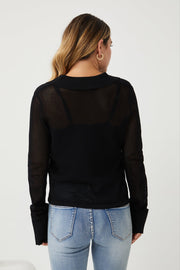 Kaelinne Knit Shirt - Black