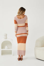 Patrice Knit Dress - Multi Stripe