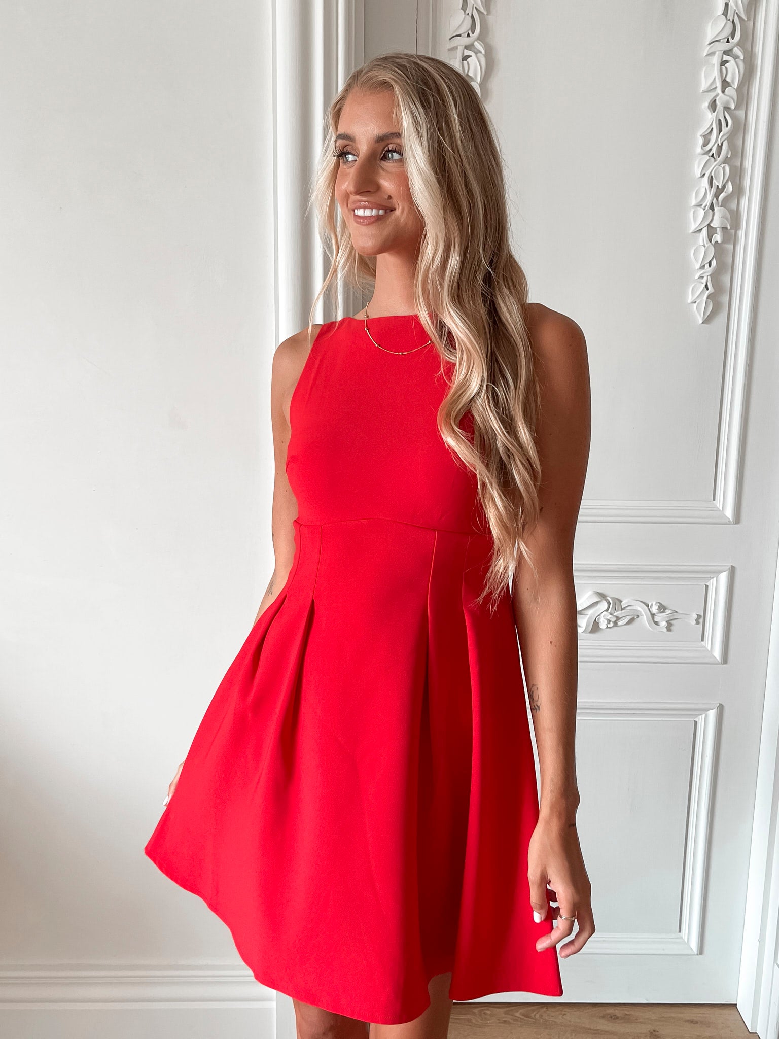 Shop Red Dresses Online Afterpay Available ESTHER CO