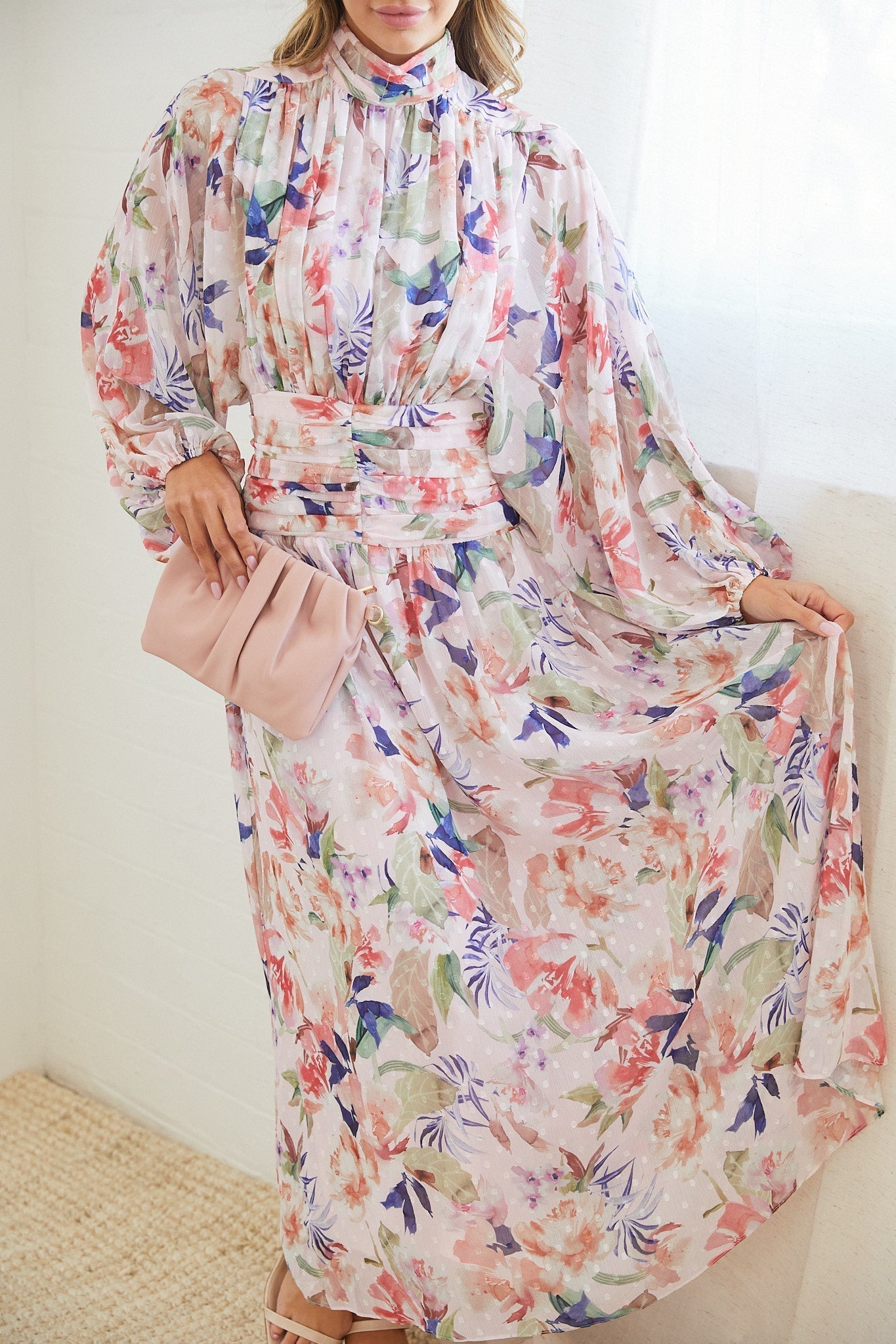 Analey Dress - Floral Print-Dresses-Womens Clothing-ESTHER & CO.