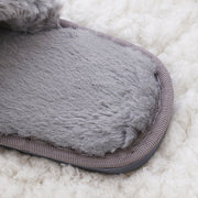 Fluffy Slippers - Grey