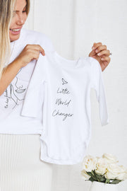 Be Hers Baby Onesie - White