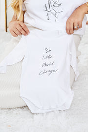 Be Hers Baby Onesie - White