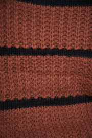 Cinnabon Knit - Chocolate Stripe