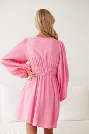 Aleksandra Dress - Pink-Dresses-Womens Clothing-ESTHER & CO.