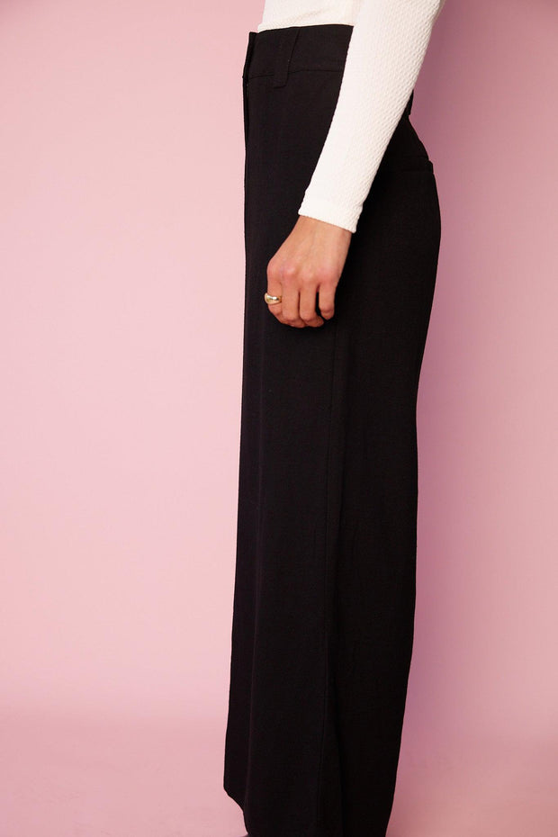 Alka Pants - Black-Pants-Womens Clothing-ESTHER & CO.