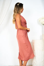 Aryana Dress - Rust