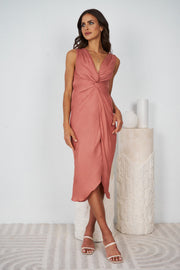 Aryana Dress - Rust
