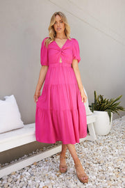 Ashlan Dress - Hot Pink
