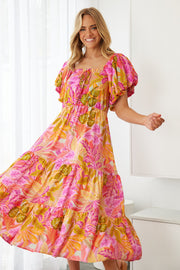 Axelle Dress - Sunset Print