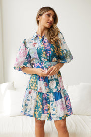 Bellarosa Dress - Navy Print