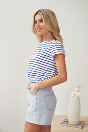 Berlyn T-Shirt - Blue Stripe