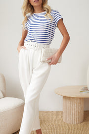 Berlyn T-Shirt - Blue Stripe