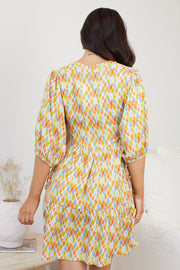 Bibiane Dress - Yellow Print