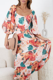 Chelle Dress - Multi Floral