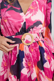 Colie Dress - Pink Floral-Dresses-Womens Clothing-ESTHER & CO.