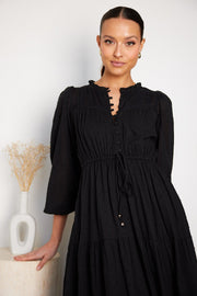Colyne Dress - Black-Dresses-Womens Clothing-ESTHER & CO.