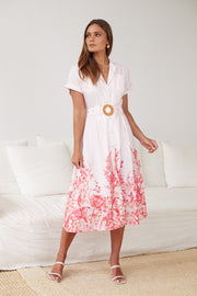 Denetria Dress - Pink Print