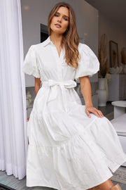 Denzal Dress - White