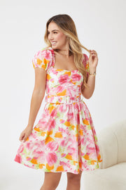 Devira Dress - Pink Blossom