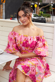Elior Dress - Pink Floral