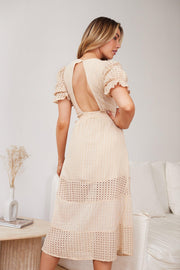 Ferryl Dress - Beige-Dresses-Womens Clothing-ESTHER & CO.