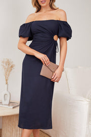 Fillia Dress - Navy