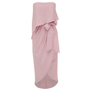 Fleur Strapless Dress - Pink-Dresses-Esther Luxe-ESTHER & CO.