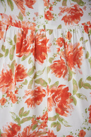 Flurry Dress - White Print