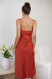 Griselle Dress - Rust