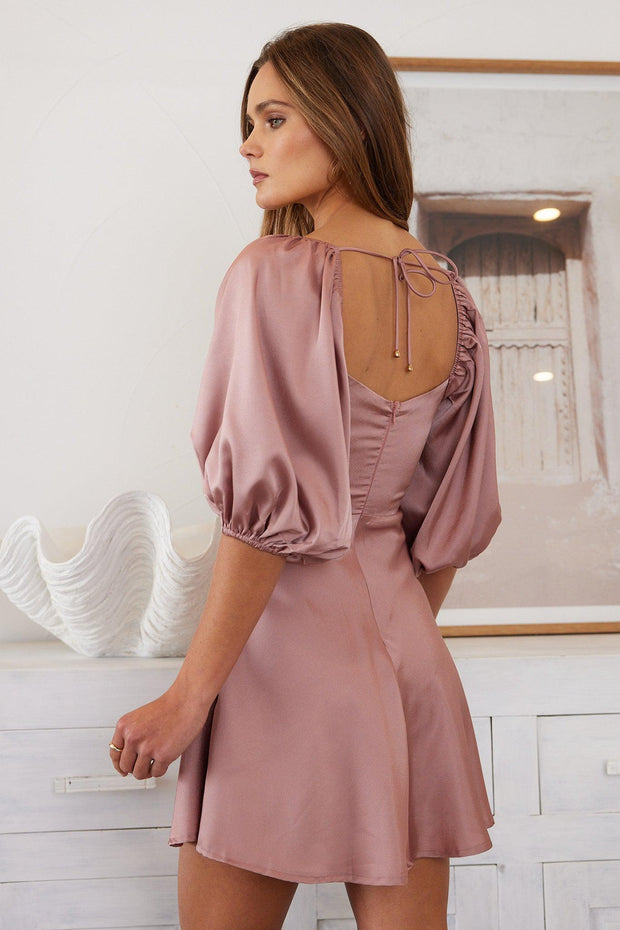 Hailley Dress - Blush-Dresses-Womens Clothing-ESTHER & CO.