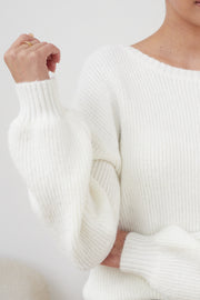 Harvie Knit - White