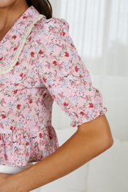 Ivy Top - Pink Print