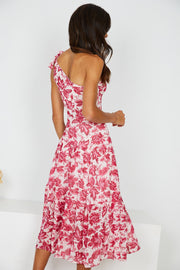 Janise Dress - Red Floral
