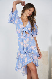 Kanani Dress - Blue Print