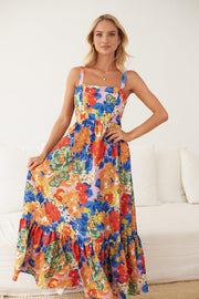 Katarzyna Dress - Multi Floral-Dresses-Womens Clothing-ESTHER & CO.