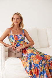 Katarzyna Dress - Multi Floral-Dresses-Womens Clothing-ESTHER & CO.