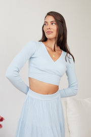 Klarassi Knit Top - Blue