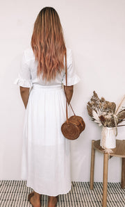 Korbela Dress - White