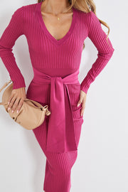 Kourtney Dress - Plum