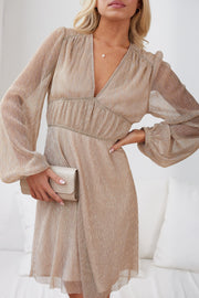 Kynlee Dress - Light Gold
