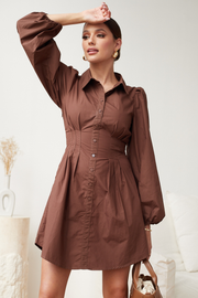 Loya Dress - Brown