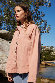 Maira Jacket - Pink-Jackets-Womens Clothing-ESTHER & CO.