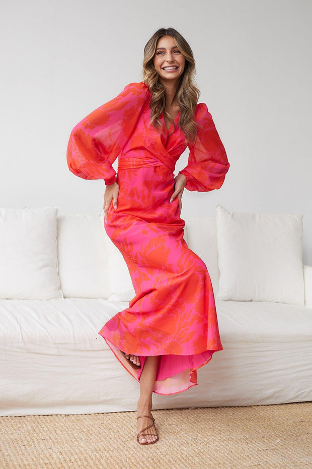 Mallarey Dress - Pink Floral-Dresses-Womens Clothing-ESTHER & CO.